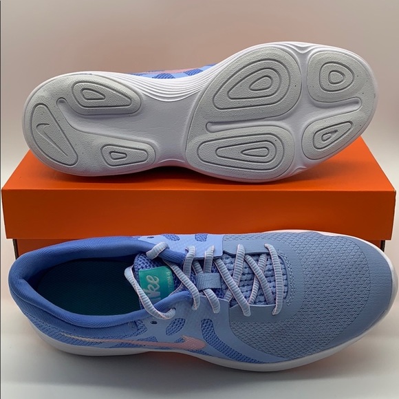 NIKE REVOLUTION 4 (GS) royal pulse/pink foam - Picture 6 of 16